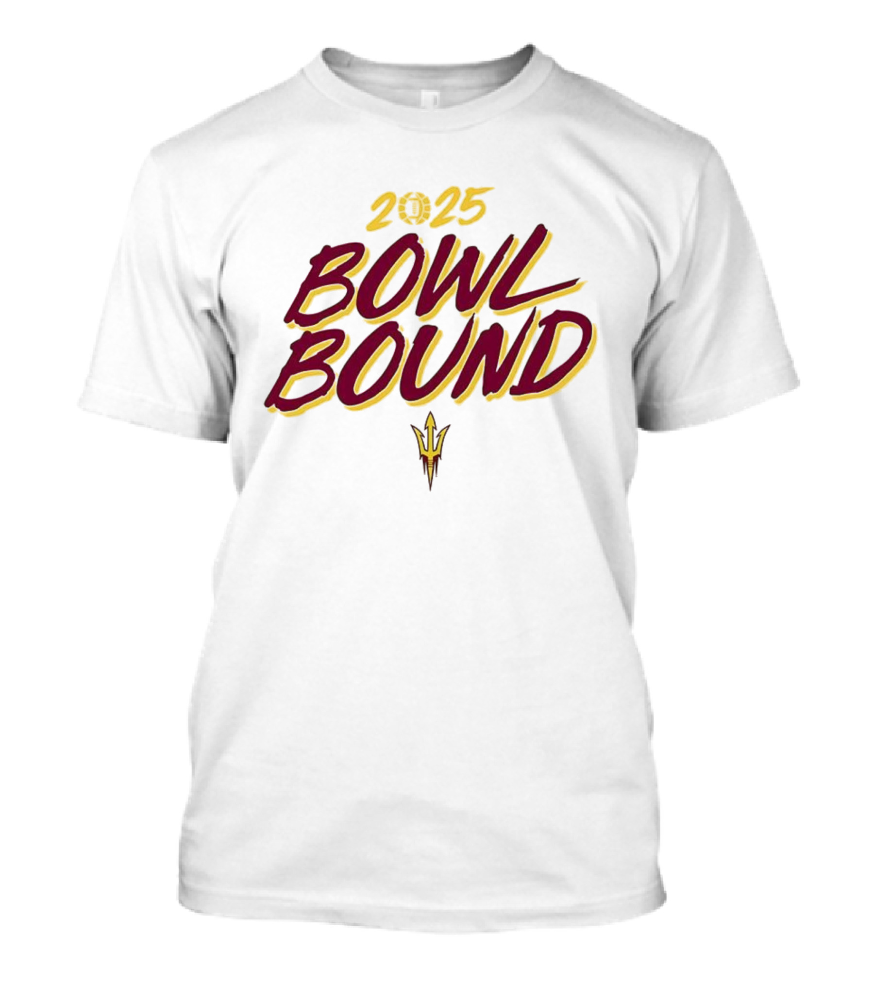 Arizona State Sun Devils 2025 Bowl Bound Football Team Victory T-Shirt