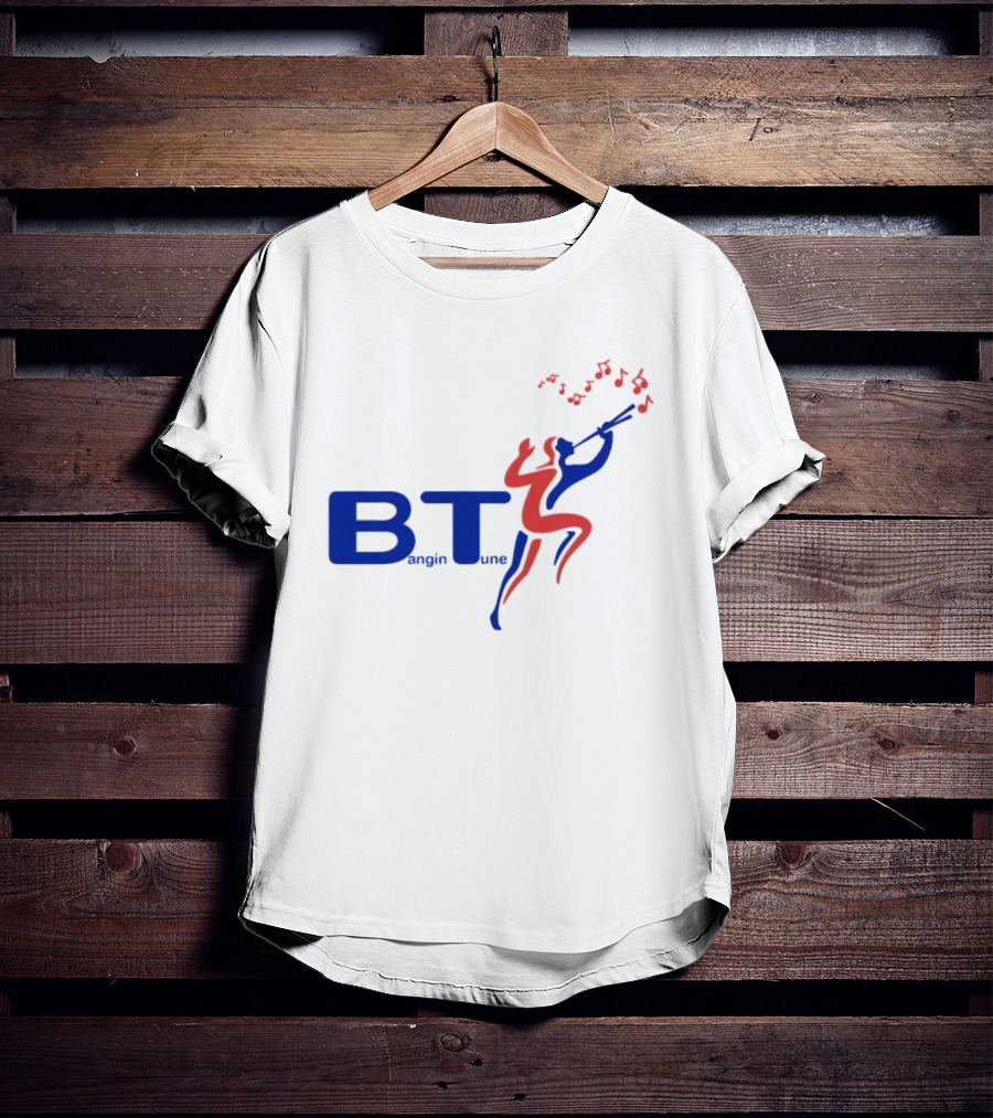 BT Bangin Tune Music Notes Jazz Player T-Shirt