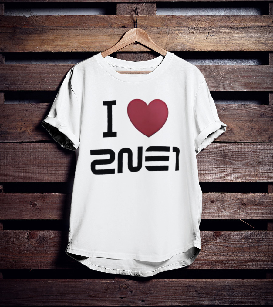 I Love 2NE1 K-pop Legend Iconic South Korean Girl Group T-Shirt