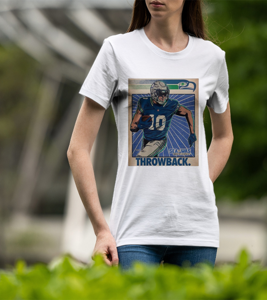 Seattle Seahawks Vs Washington Commanders Nov 2 Throwback NFL 2025 T-Shirt