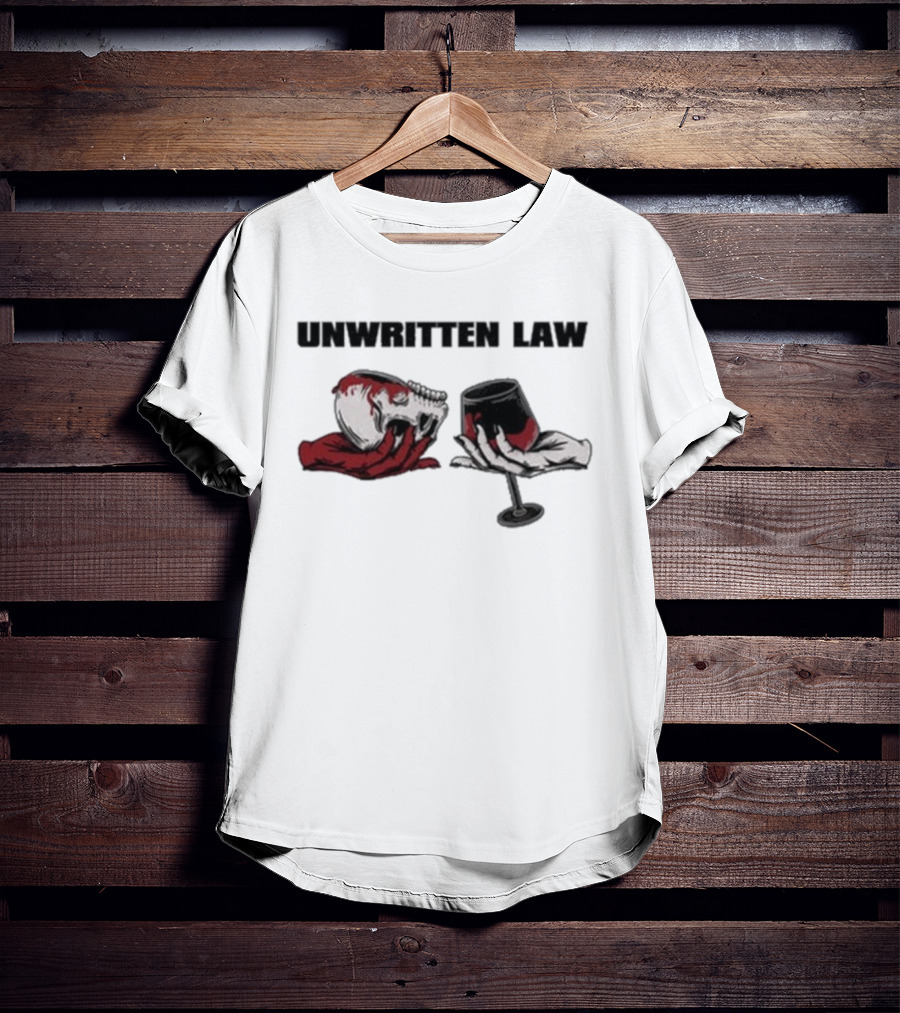 Unwritten Law Beggars Skull And Wine Glass Graphic T-Shirt