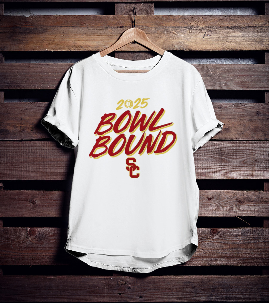2025 USC Trojans Bowl Bound Football SC T-Shirt