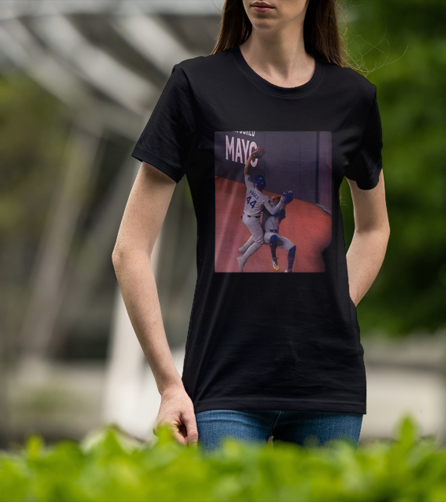 Andy Pages 2025 Game-Saving Catch Baseball Action Moment T-Shirt