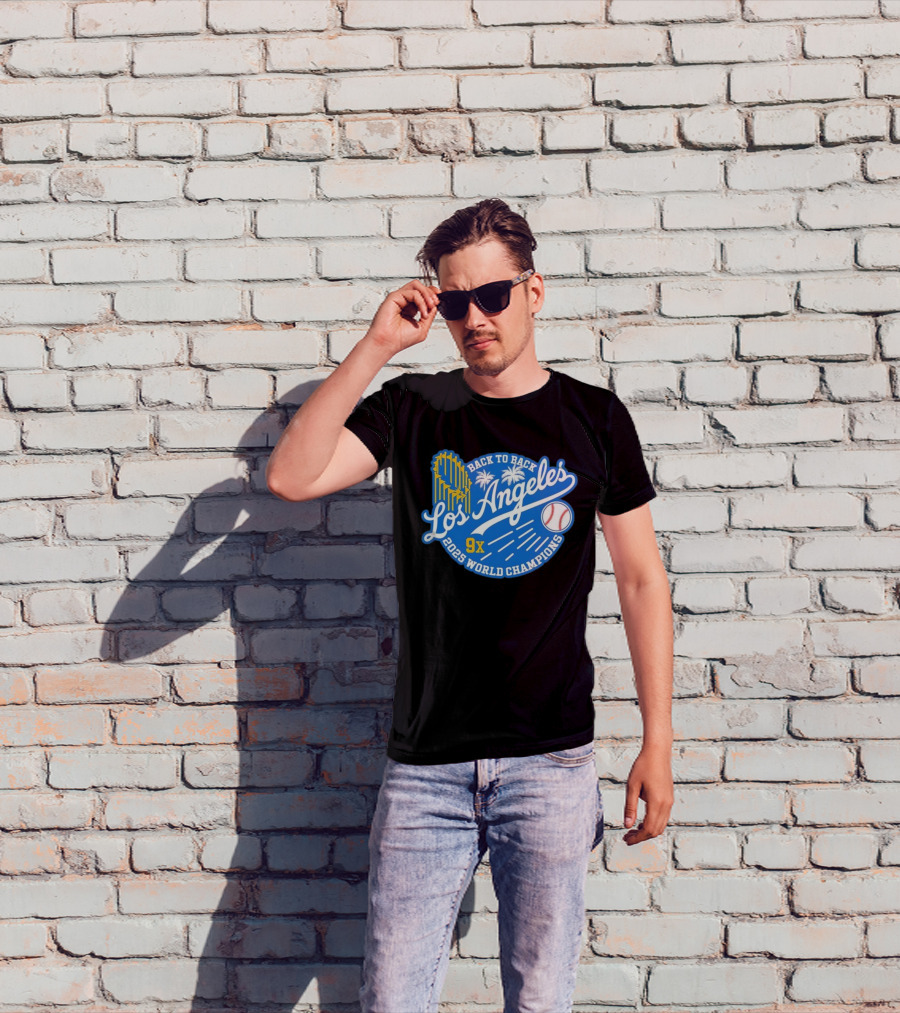 Back To Back Los Angeles 2025 World Champions 9x T-Shirt