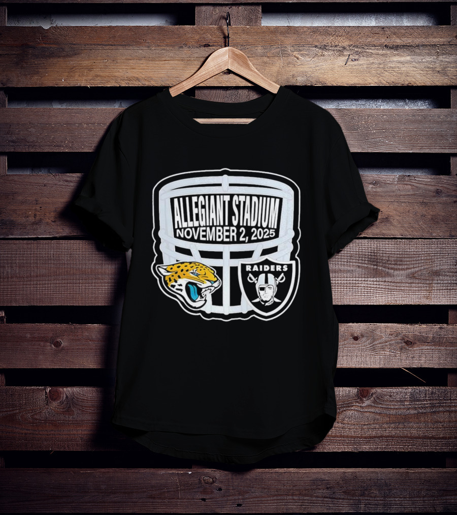 Las Vegas Raiders Vs Jacksonville Jaguars Allegiant Stadium November 2 2025 T-Shirt