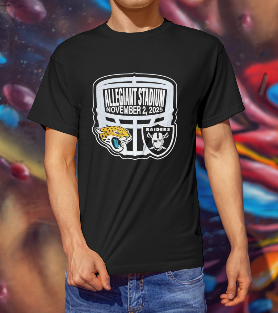 Las Vegas Raiders Vs Jacksonville Jaguars Allegiant Stadium November 2 2025 T-Shirt