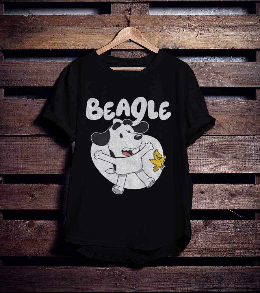 Snoopy Woodstock Bluey Beagle Dog Children Animation T-Shirt