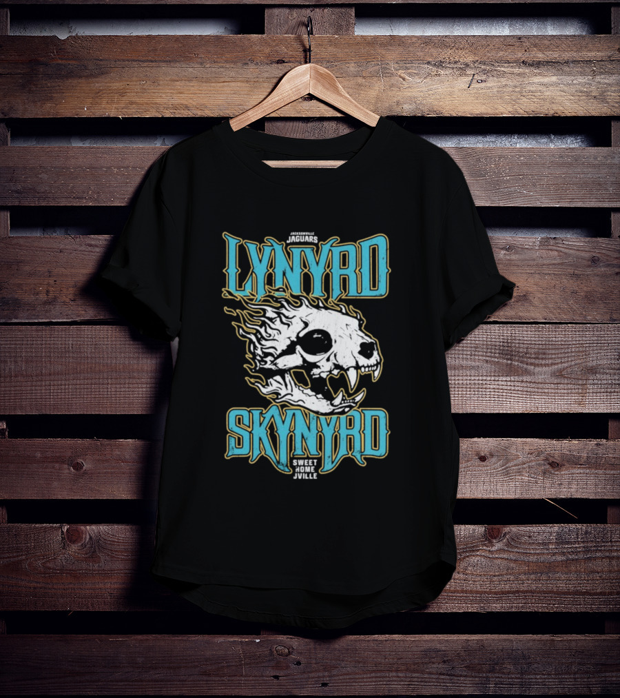 Jacksonville Jaguars Lynyrd Skynyrd Sweet Home Jville Football Collaboration T-Shirt
