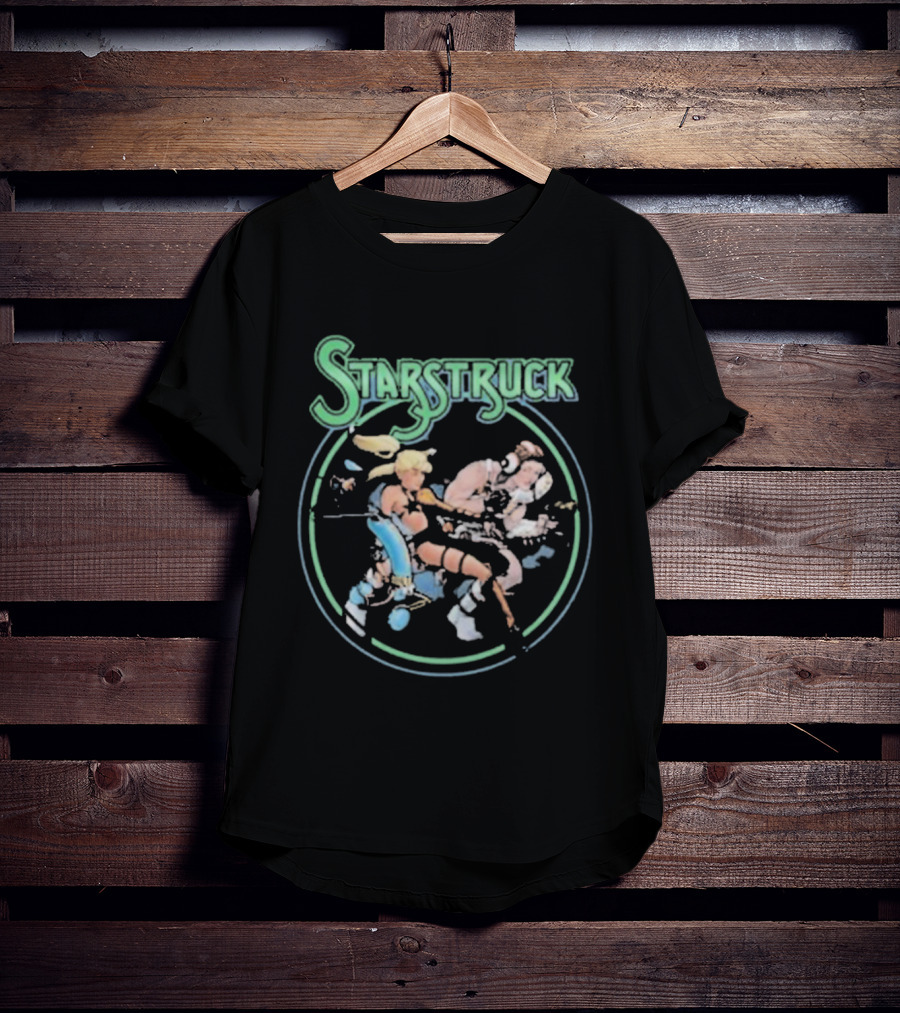 Starstruck Galatia 9 And Brucilla Dynamic Duo Retro Comic Style T-Shirt