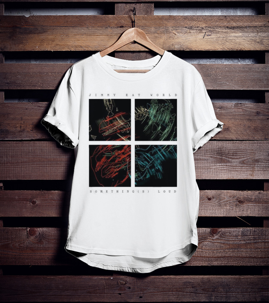 Jimmy Eat World Somethings Loud Quad Abstract Art T-Shirt