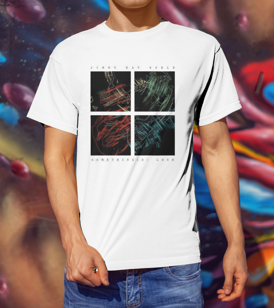 Jimmy Eat World Somethings Loud Quad Abstract Art T-Shirt