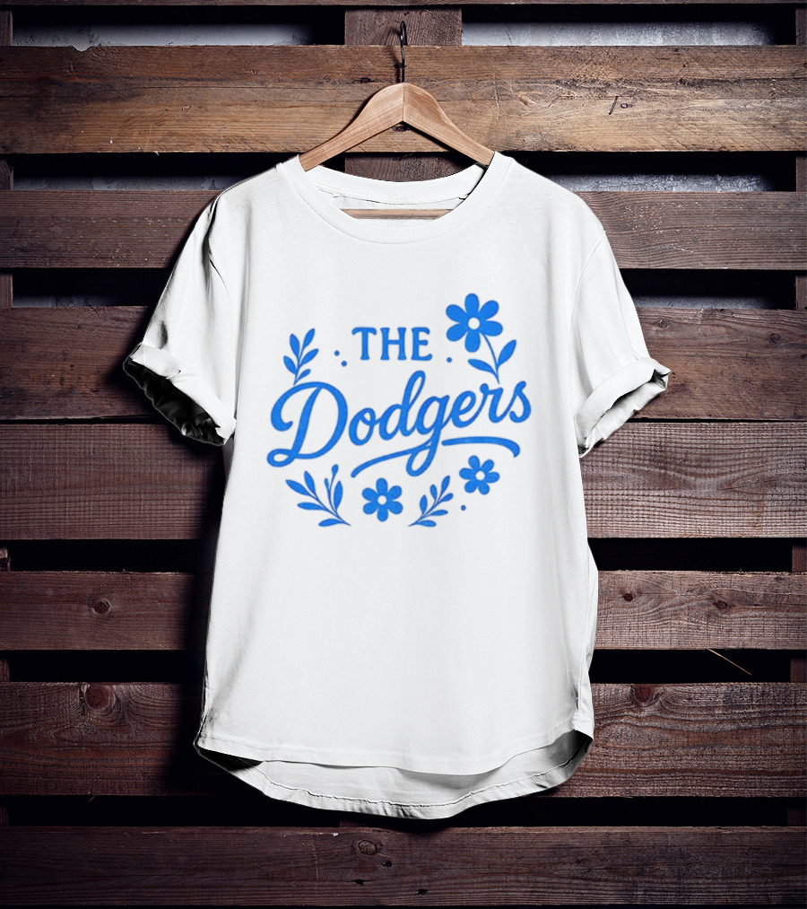 Floral Dodgers World Series 2025 Los Angeles Dodgers Flowers T-Shirt