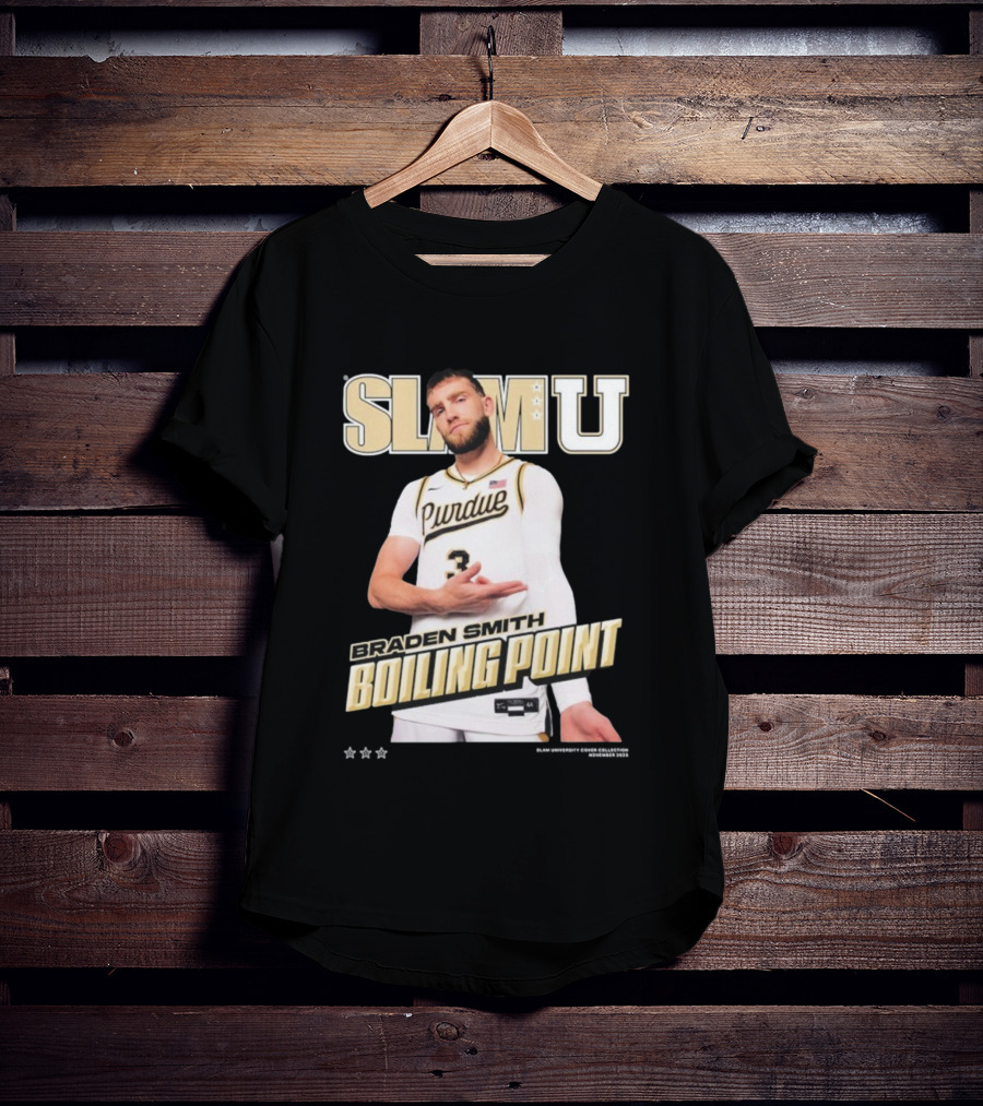 SlamU Braden Smith Boiling Point Purdue Boilermakers T-Shirt