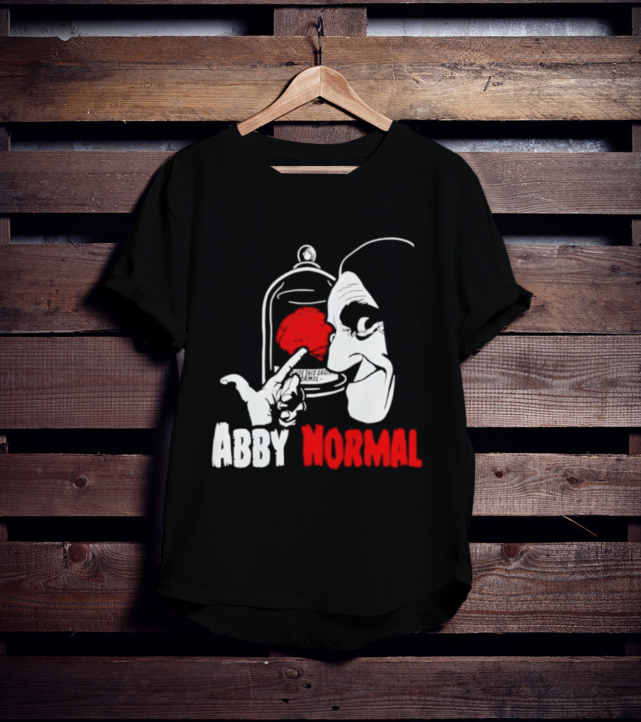 Abby Normal Red Brain Young Frankenstein Character настрой T-Shirt