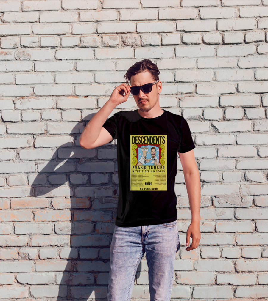Descendents Frank Turner & The Sleeping Souls NOBRO US Tour 2026 With Concert Dates T-Shirt
