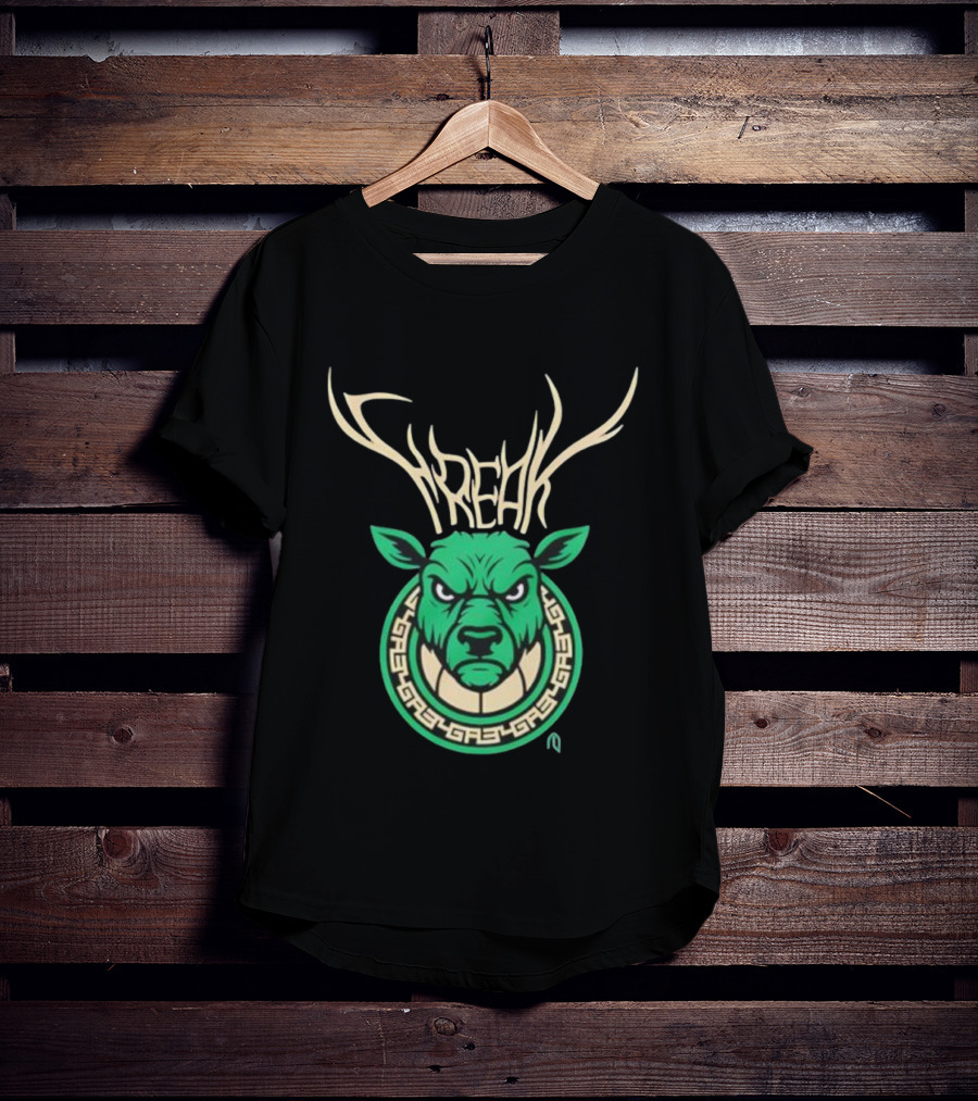 Freak Milwaukee Bucks Giannis Antetokounmpo Deer Player T-Shirt