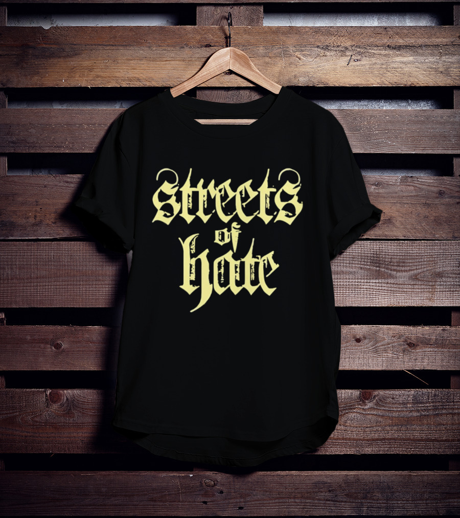 Streets Of Hate No Pressure Gothic Style T-Shirt