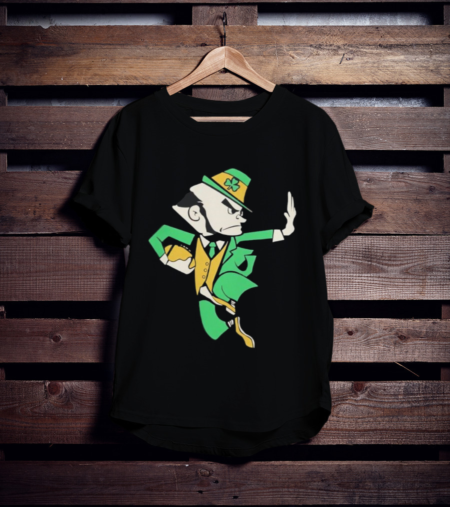 Notre Dame Fighting Irish Traditional Leprechaun Mascot T-Shirt