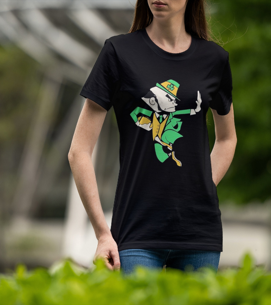 Notre Dame Fighting Irish Traditional Leprechaun Mascot T-Shirt