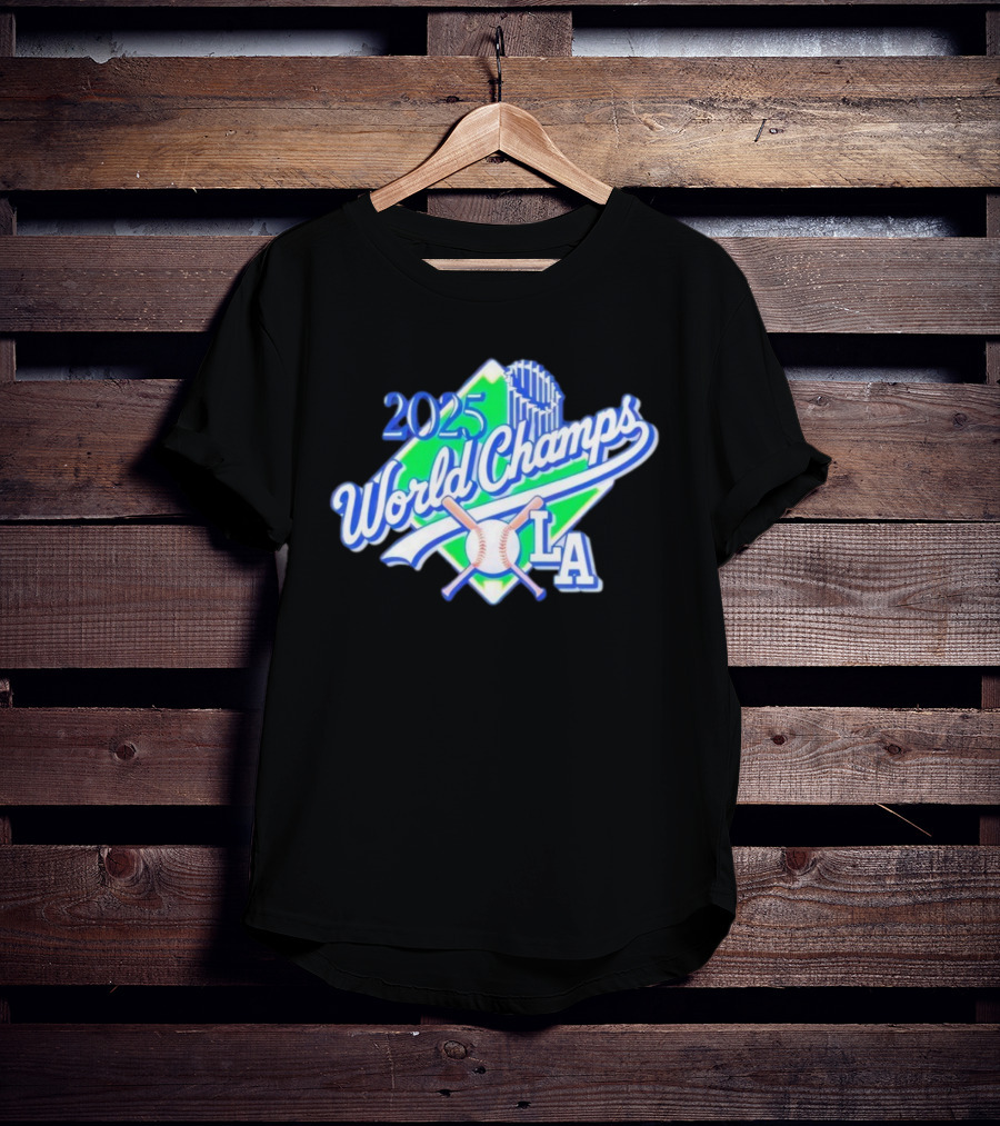 2025 World Champs LA Baseball Celebration T-Shirt