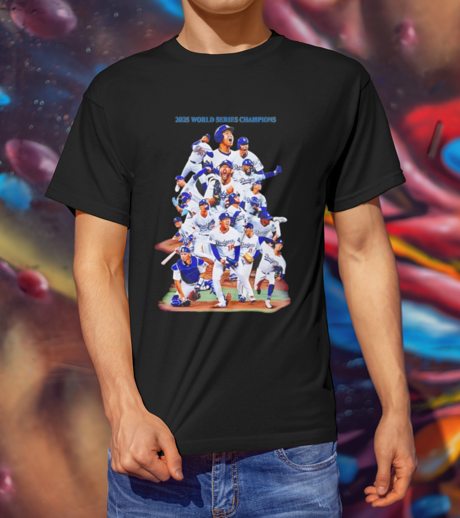 Yoshinobu Yamamoto GOAT Los Angeles Dodgers World Series Champions T-Shirt