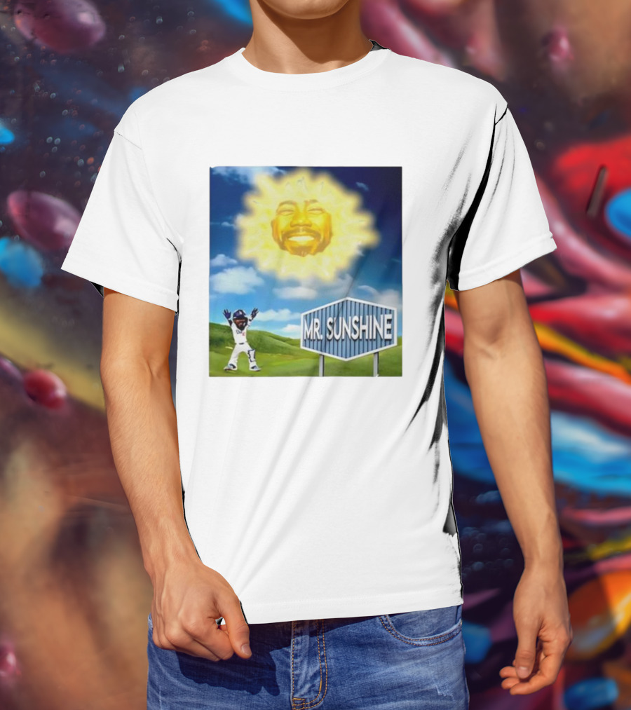 Dodgers Celebration Mini Mr. Sunshine LA Baseball Player T-Shirt