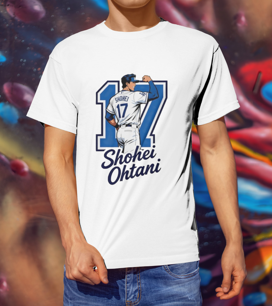 Shohei Ohtani 17 Los Angeles Dodgers Fan Gear T-Shirt