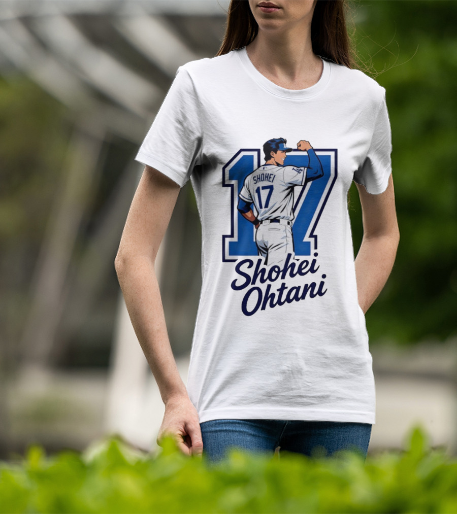 Shohei Ohtani 17 Los Angeles Dodgers Fan Gear T-Shirt