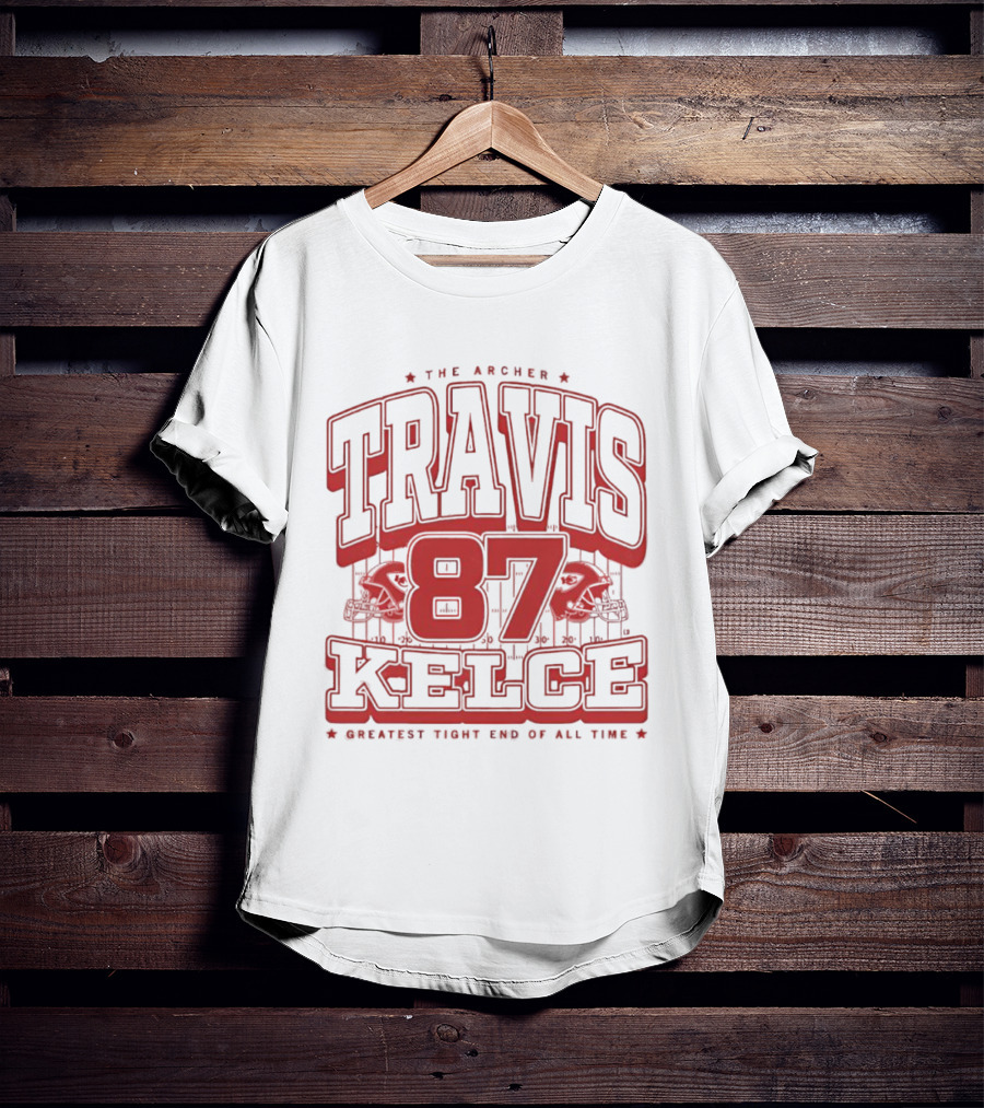 The Archer Travis Kelce 87 Greatest Tight End Of All Time T-Shirt