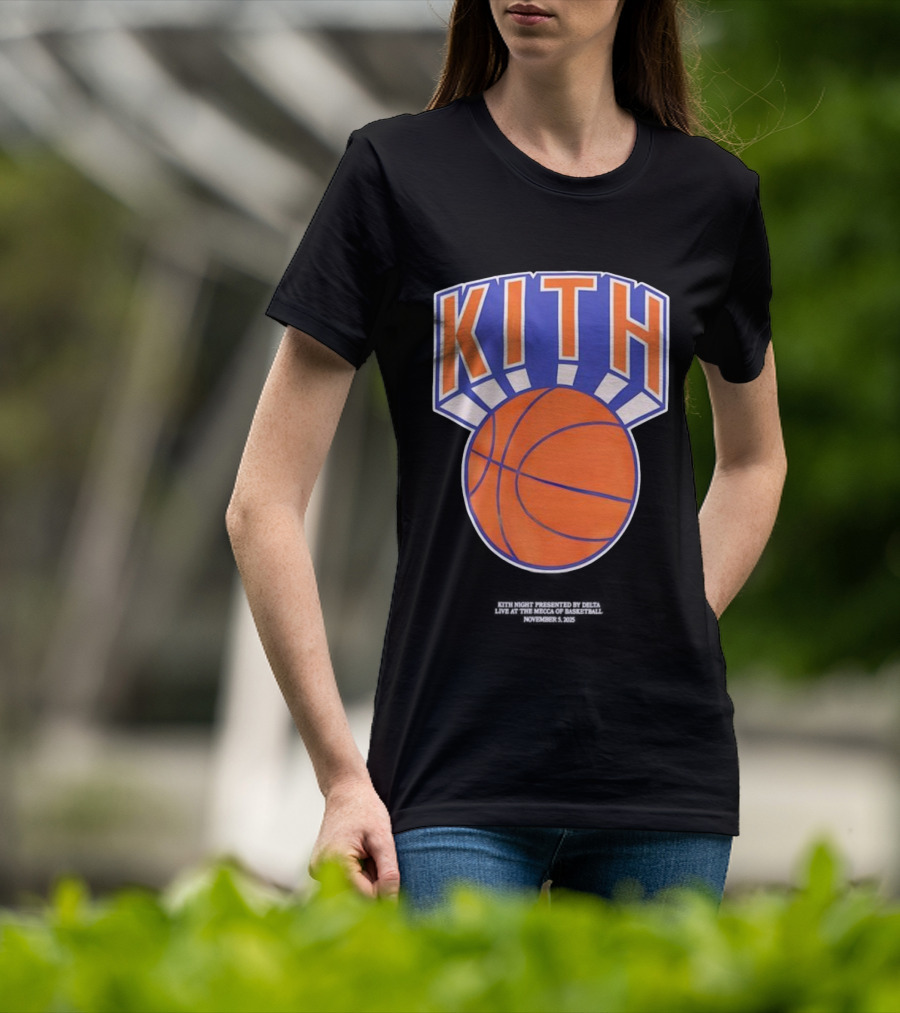 Kith New York Knicks Retro NY Nelson Basketball T-Shirt