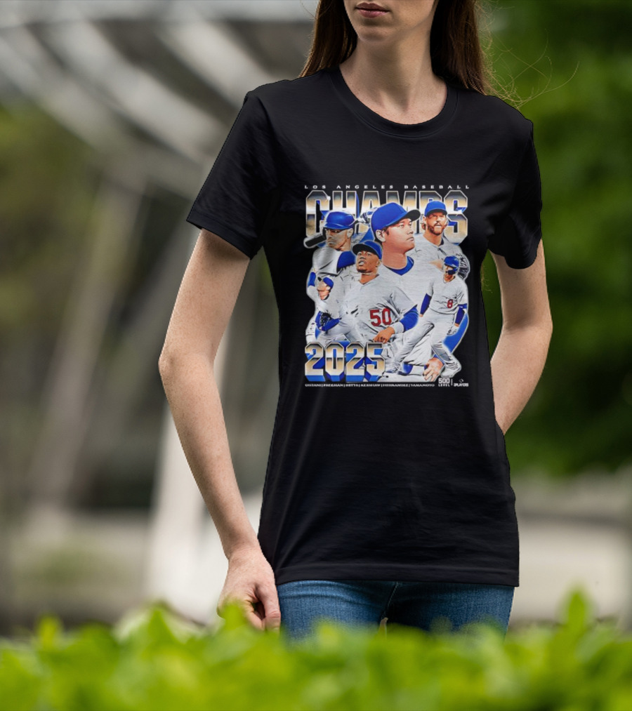 Los Angeles Baseball Champs 2025 Vintage T-Shirt