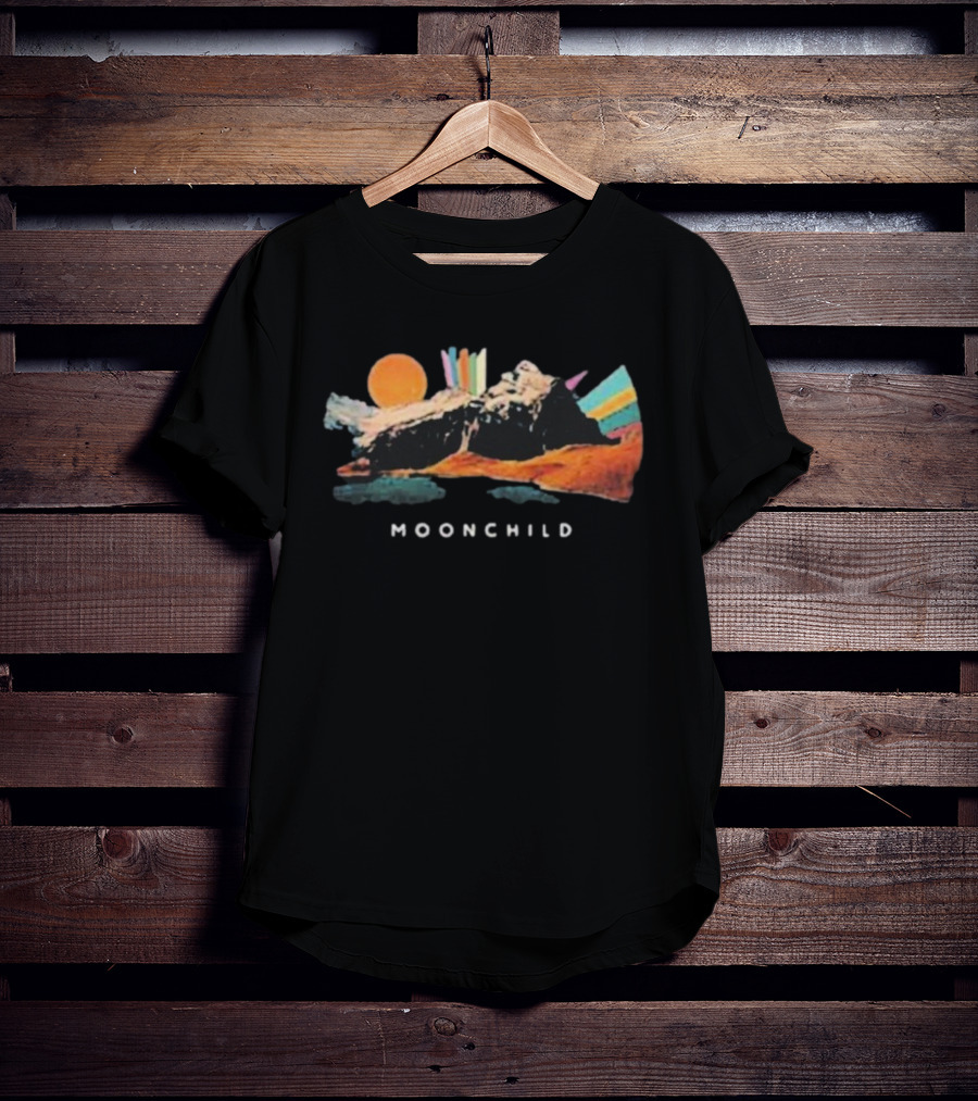 Moonchild Psychedelic Mountain Sunset T-Shirt
