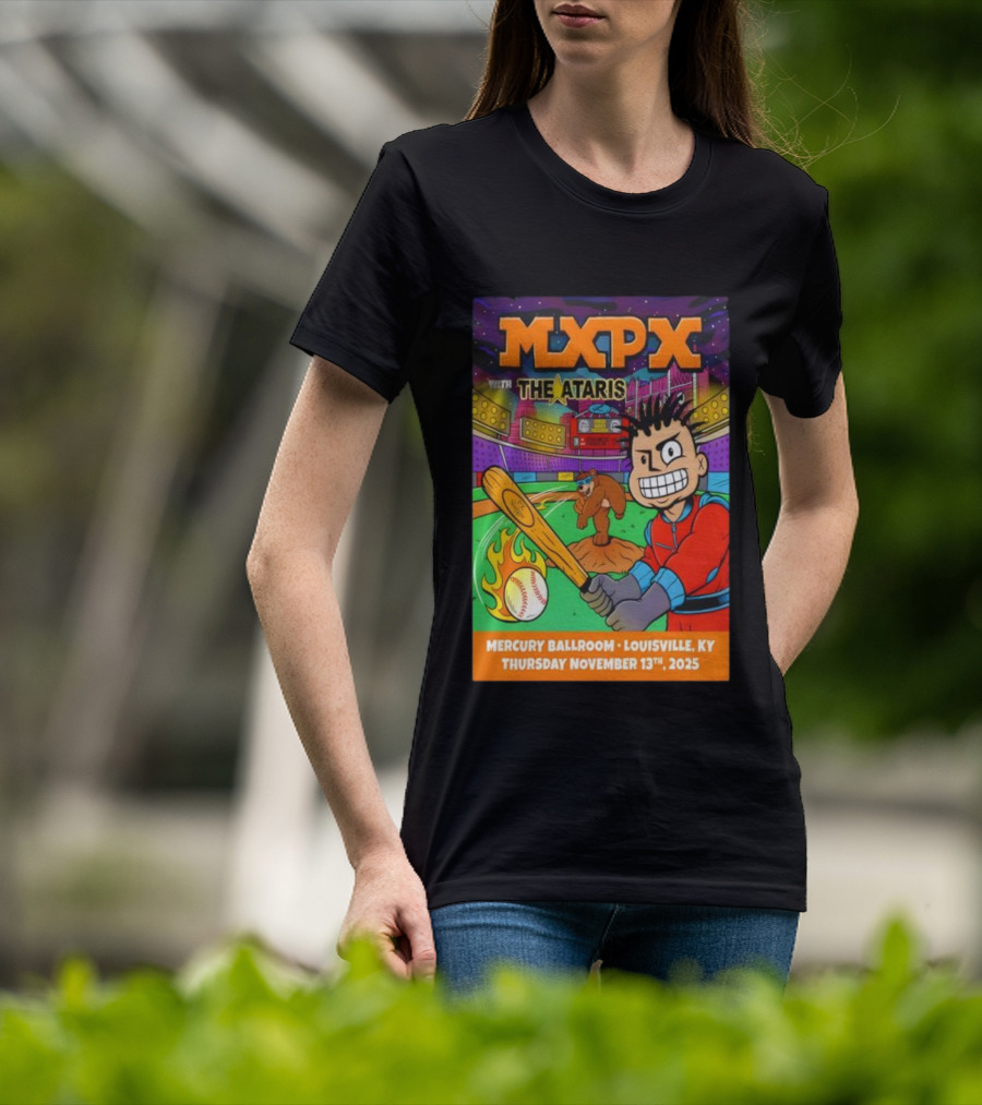 MXPX With The Ataris Concert Nov 13 2025 Mercury Ballroom Louisville KY T-Shirt