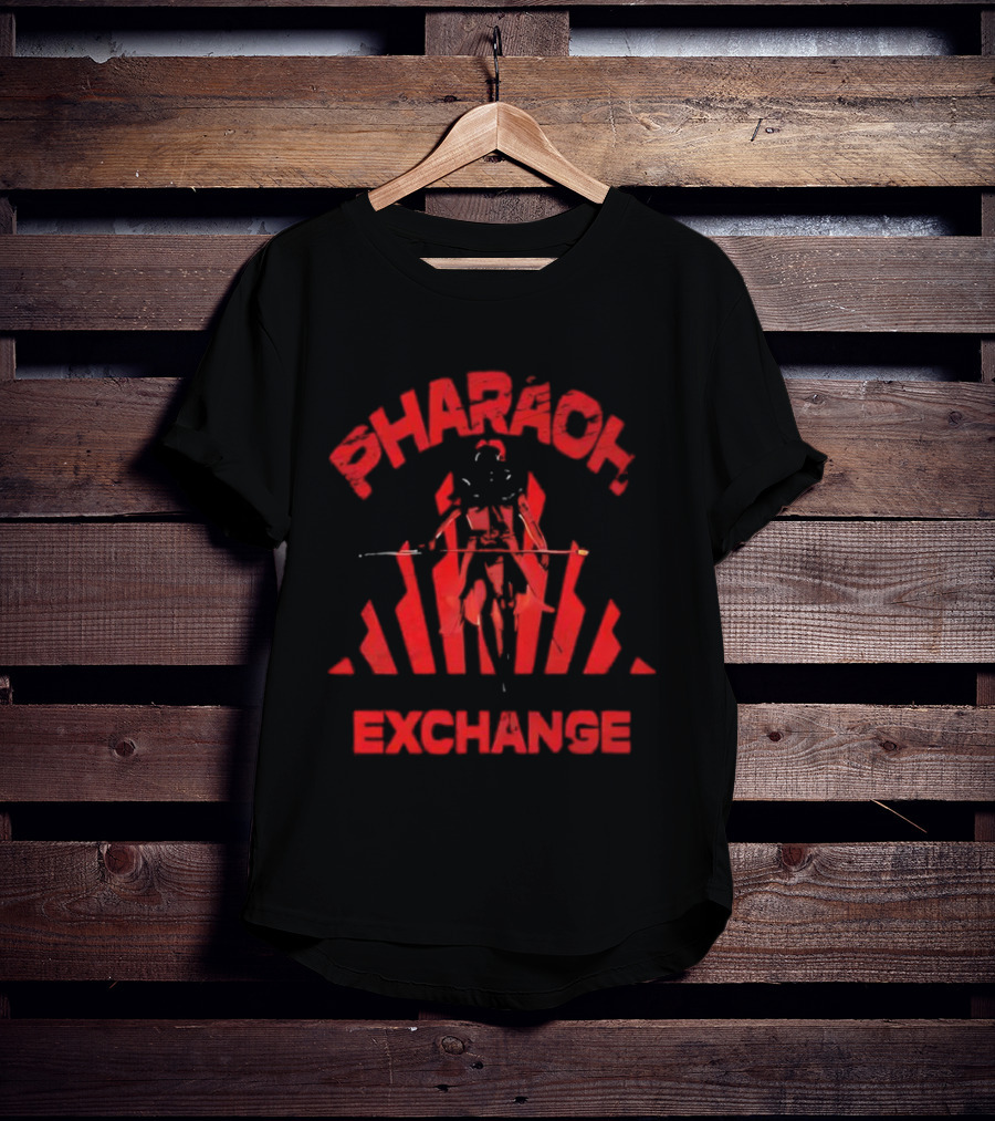 Pharaoh Exchange Ancient Warrior Iconic Red Artwork T-Shirt