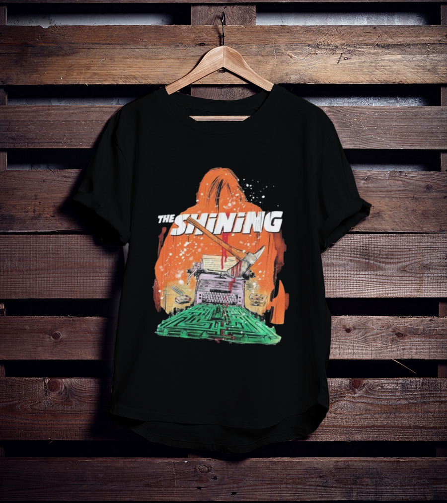 The Shining Axe Typewriter Maze Horror Icon T-Shirt