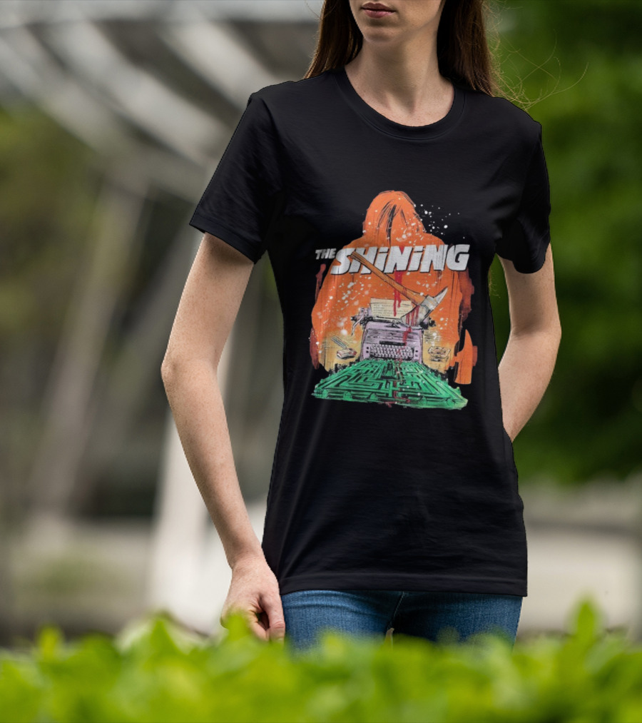 The Shining Axe Typewriter Maze Horror Icon T-Shirt