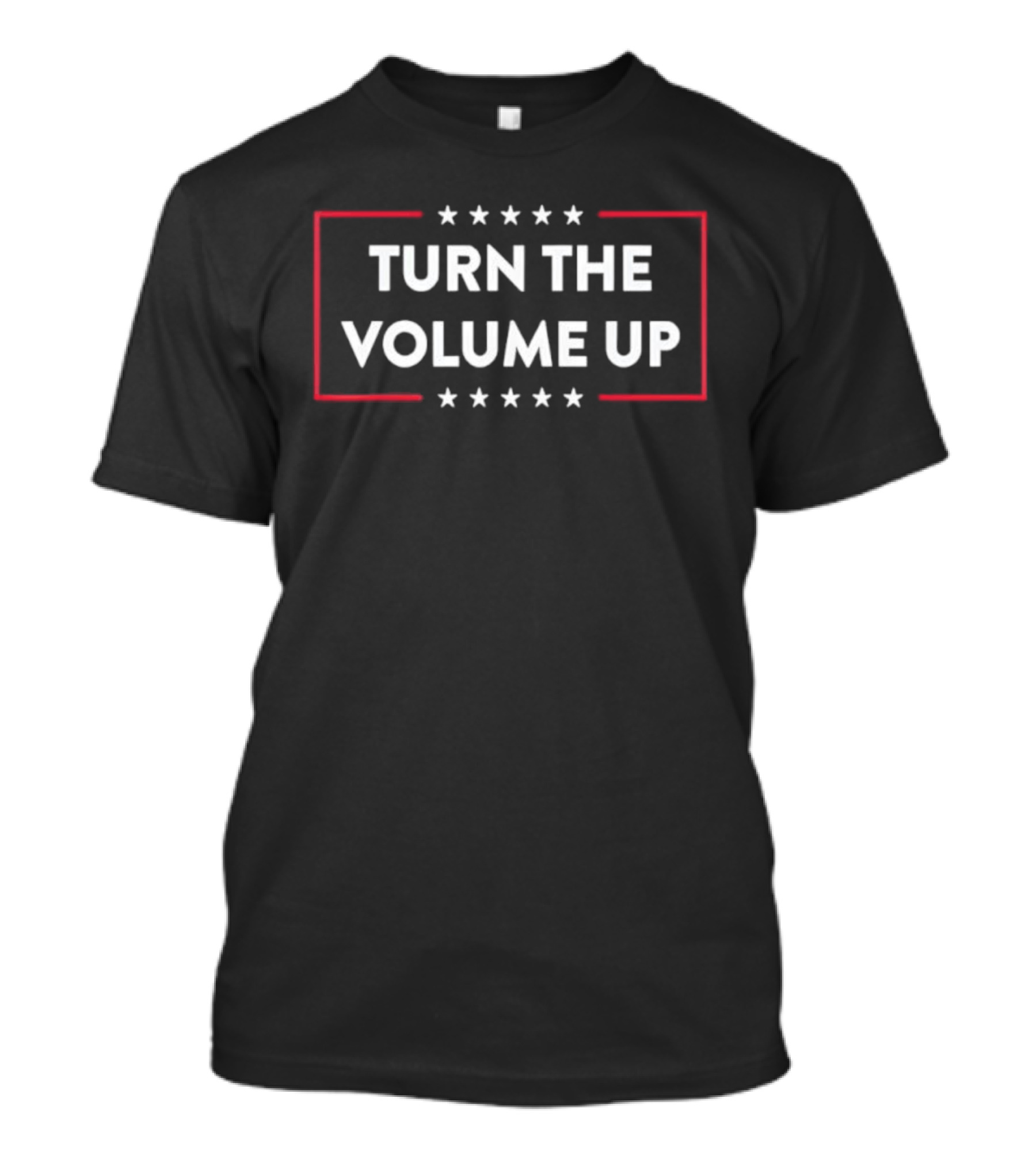 Turn The Volume Up Vintage Stars Retro T-Shirt