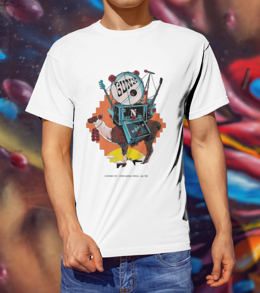 Guns N Roses Live In Lima Peru Estadio Nacional 5 Noviembre 2025 T-Shirt