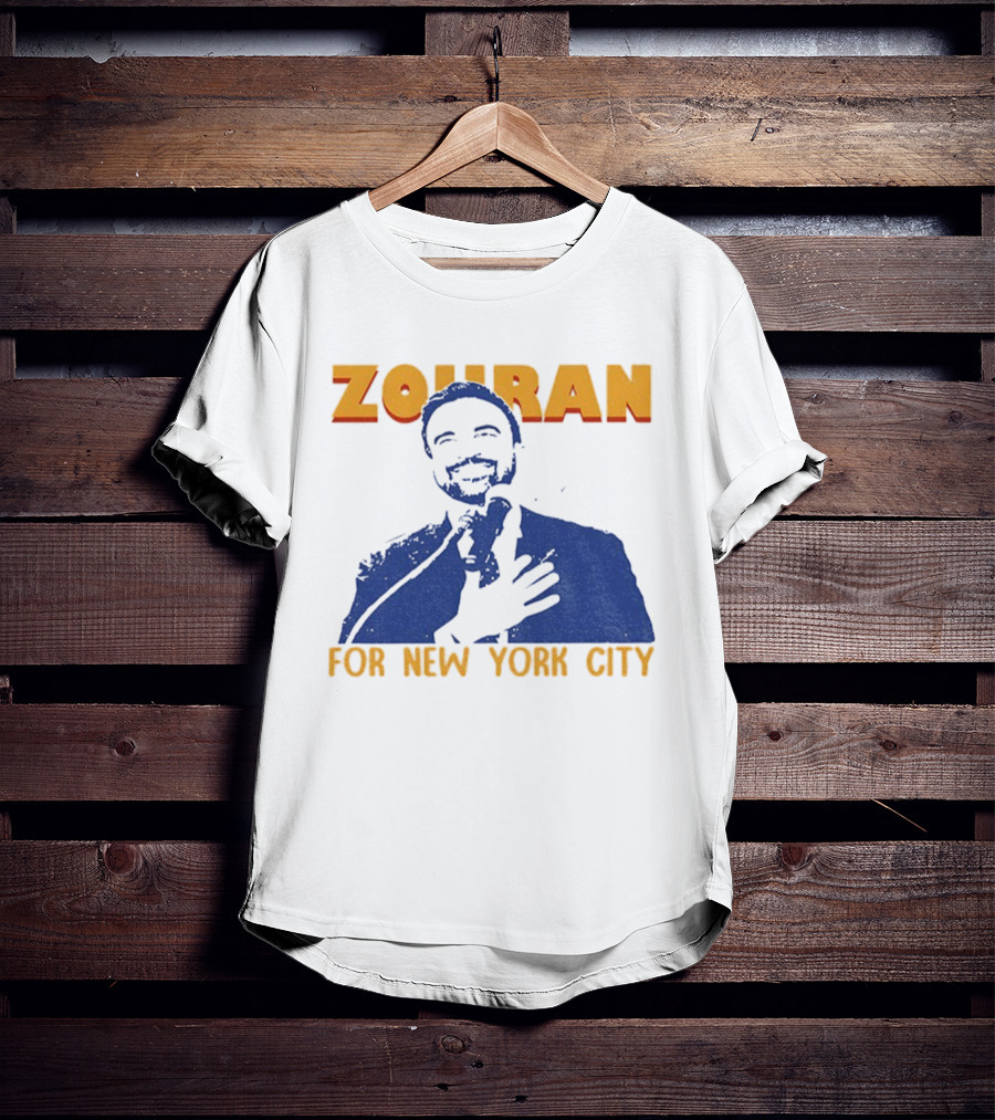 Zohran For New York City Mayor 2025 Political Campaign T-Shirt