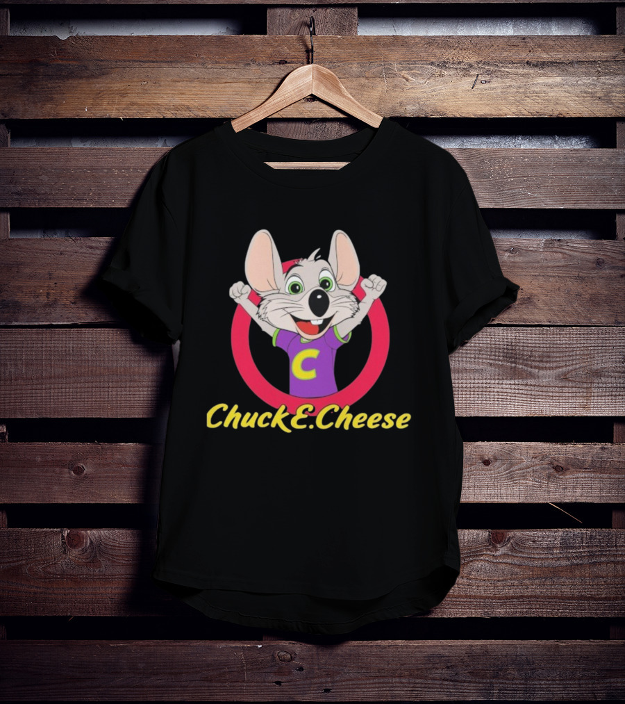 Chuck E Cheese Celebratory Character Circle T-Shirt