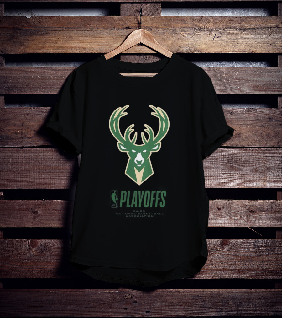 Milwaukee Bucks 2025 NBA Playoffs T-Shirt