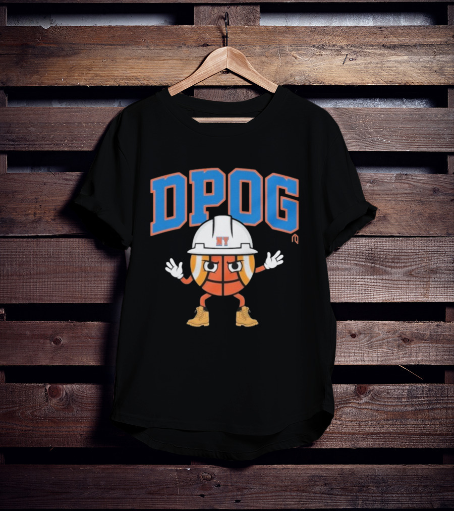 DPOG New York Hard Hat Basketball Character T-Shirt