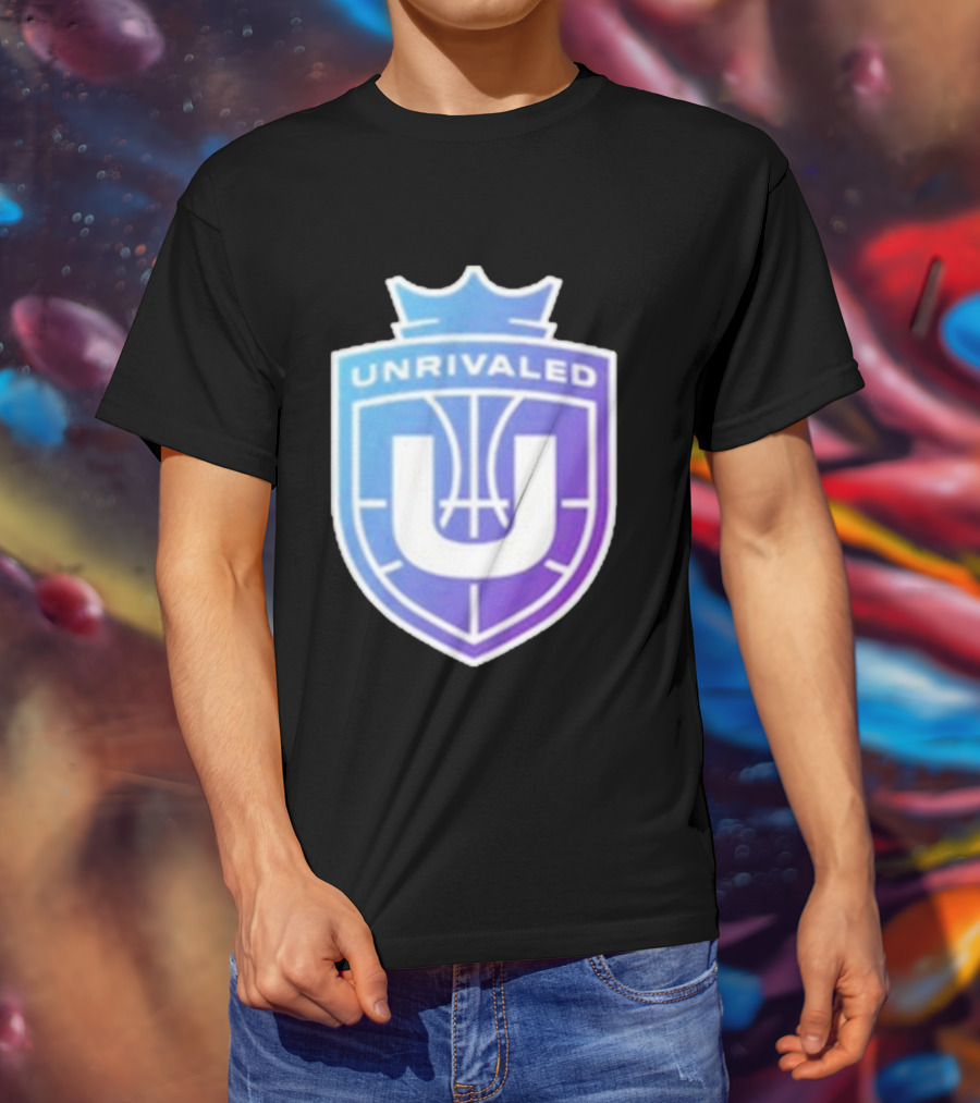 Unrivaled Gradient Basketball Crest T-Shirt