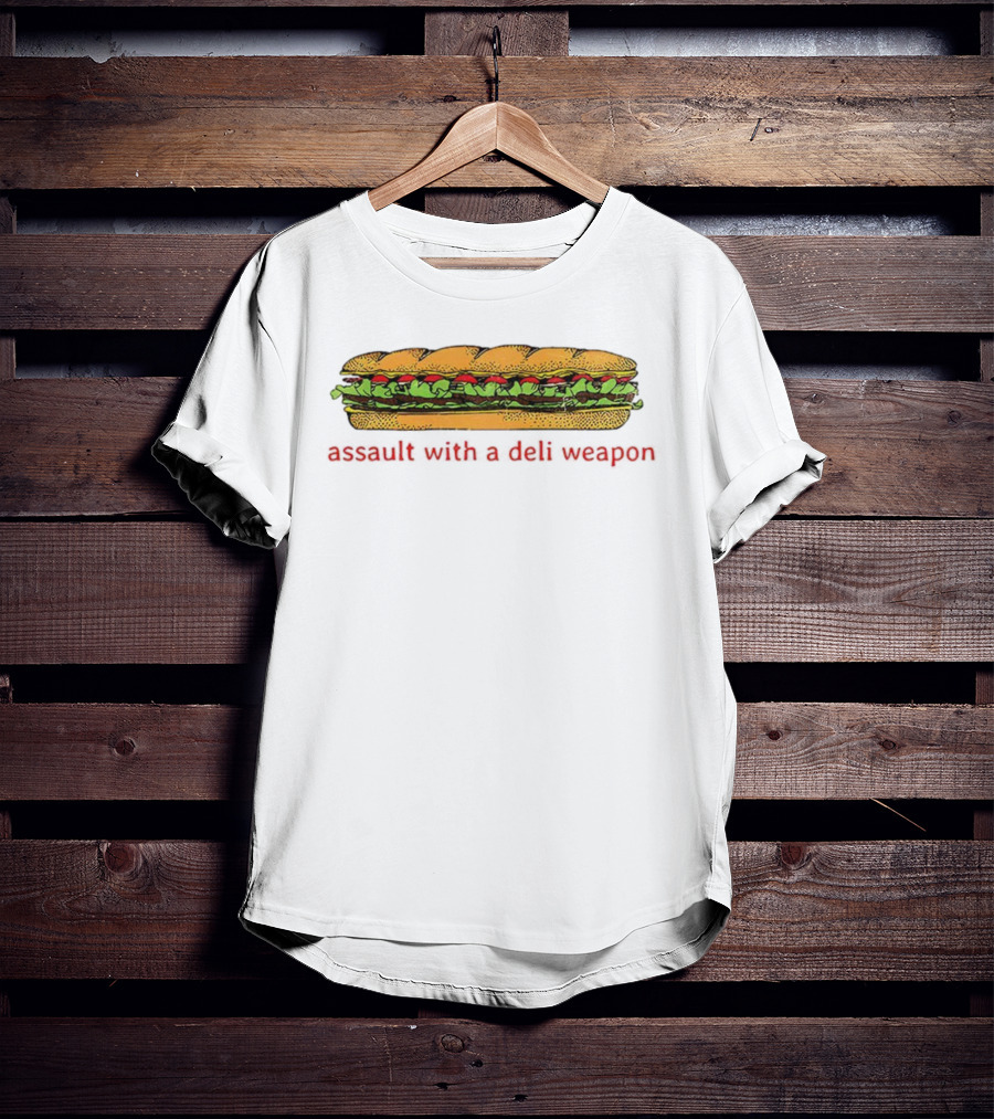 Assault With A Deli Weapon DC Sandwich Thrower Anti Ice Resist Sub Artistry T-Shirt