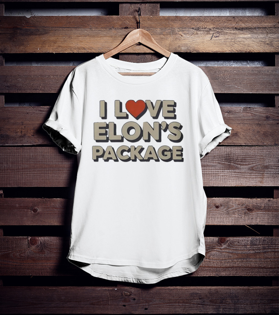 I Love Heart Elon's Package T-Shirt