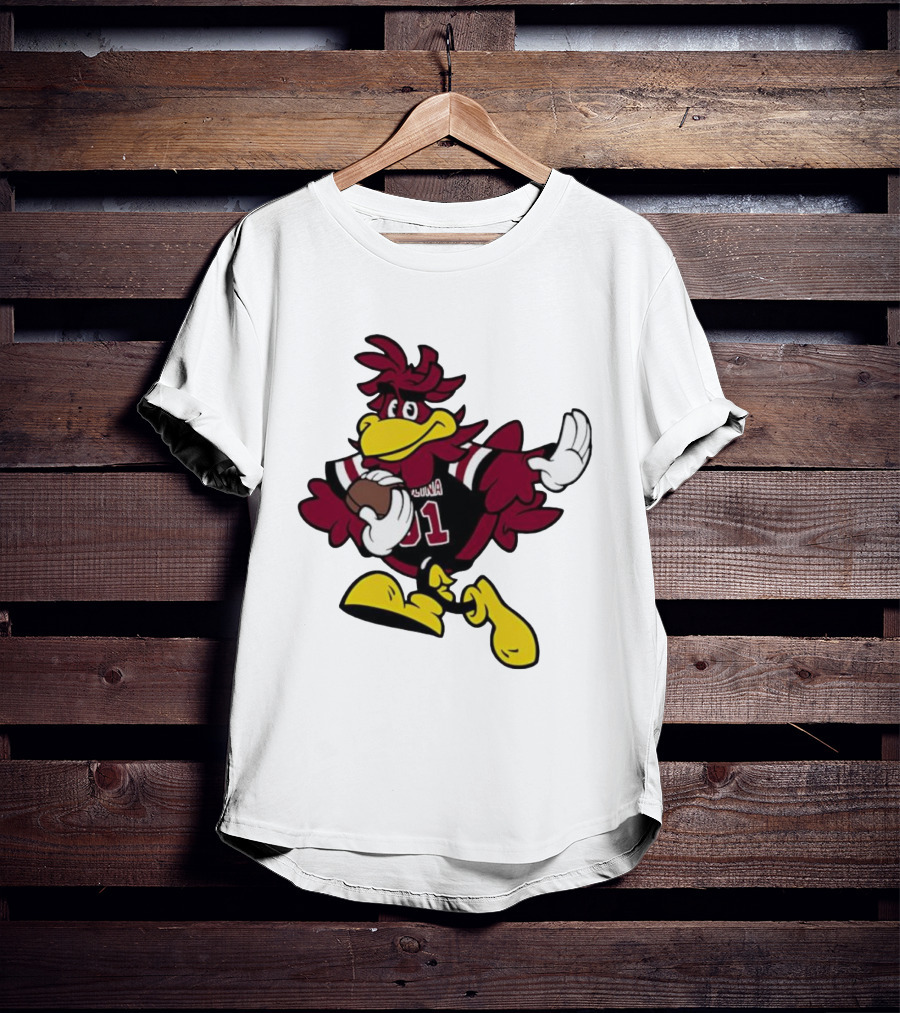 University Of South Carolina Cocky 01 Football Mascot T-Shirt