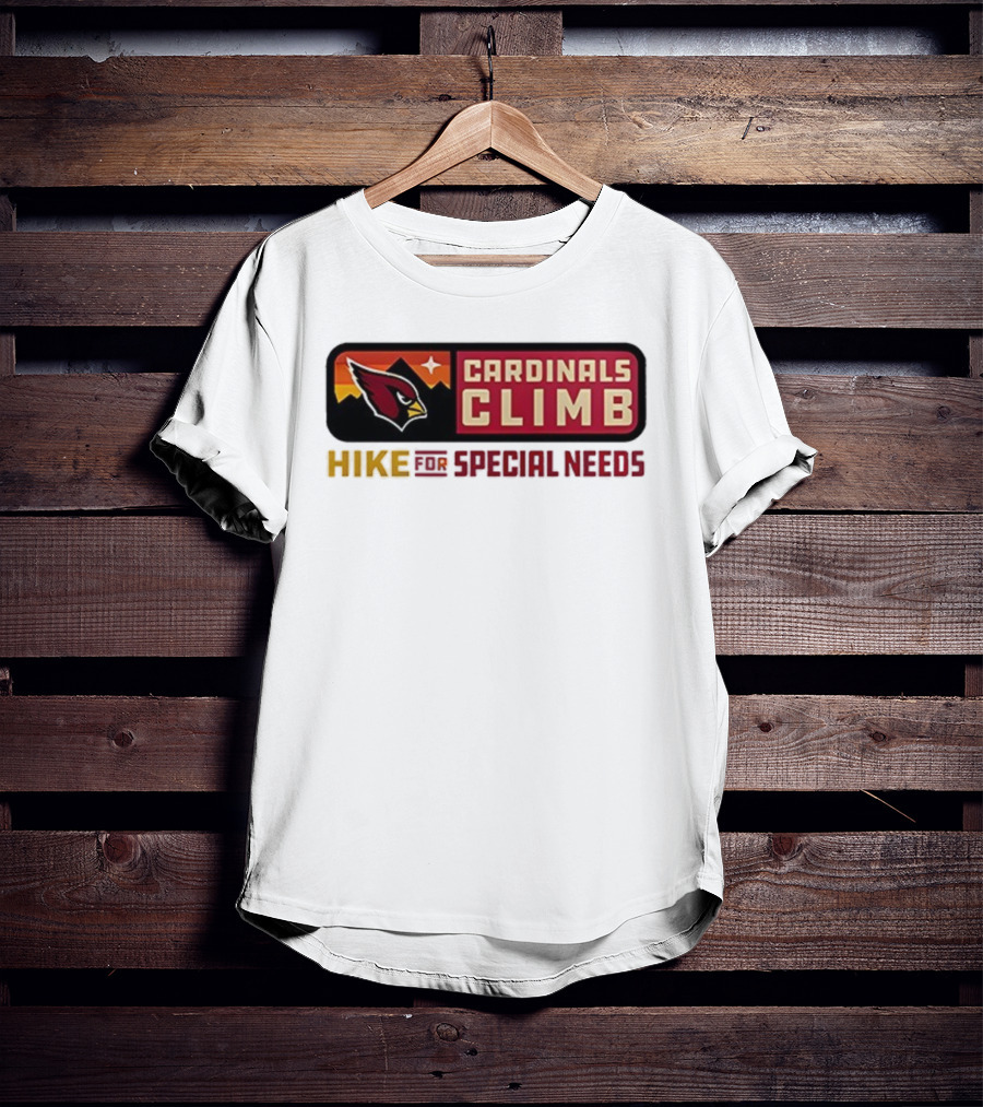 Cardinals Climb Hike For Special Needs 2025 Adventure T-Shirt