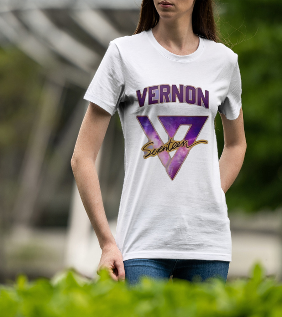 Seventeen World Tour Vernon Collaboration With Los Angeles Lakers T-Shirt