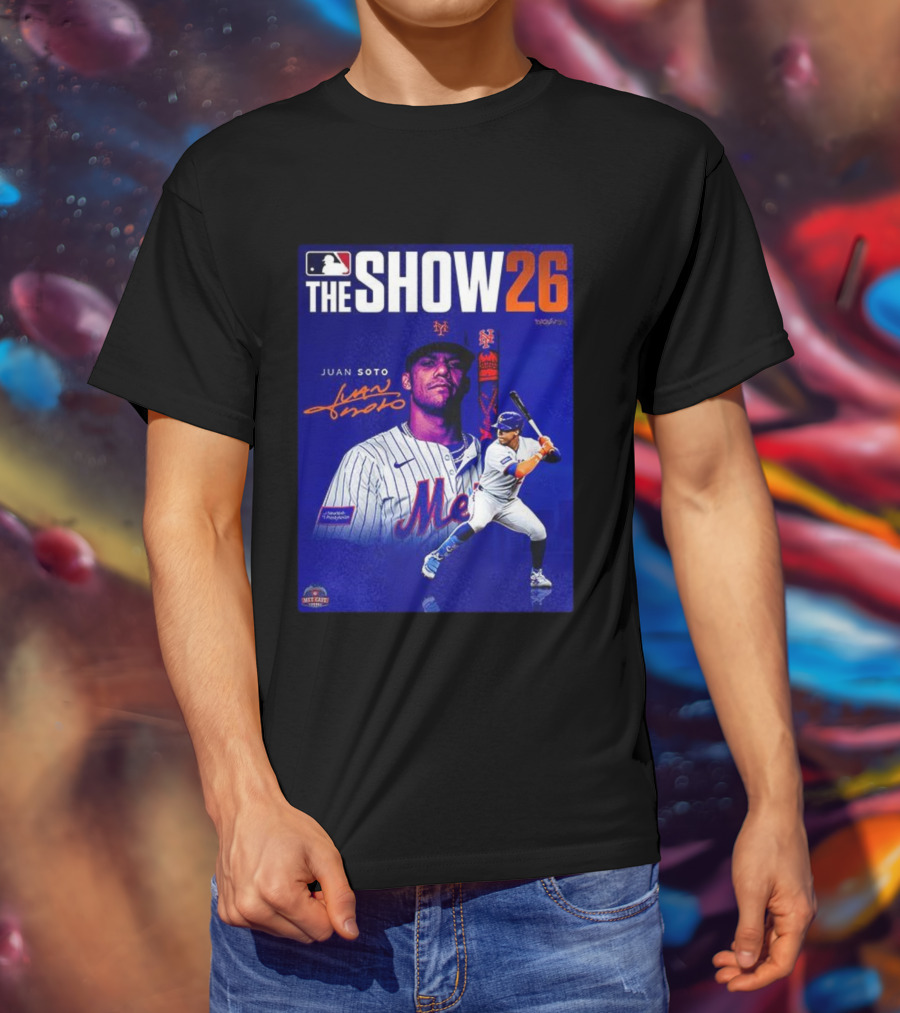 The Show 26 Juan Soto Mets Signature Edition MLB T-Shirt