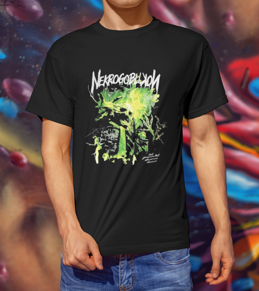 Nekrogoblikon Lightning The Fundamental Slimes And Humours Goblin Art T-Shirt